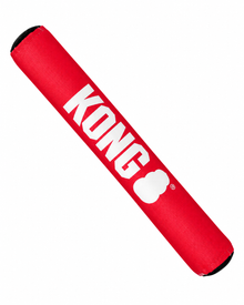 KONG Signature Stick rotes Hundespielzeug aus Nylon zum Apportieren und Zerren