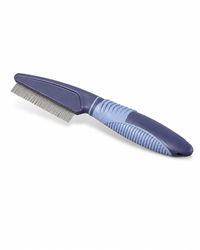 Soft Grip Flohkamm – 68 rotierende Zinken für Hunde