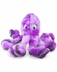 KONG SoftSeas Octopus – Plüschkrake mit Quietscher & Knisterarmen