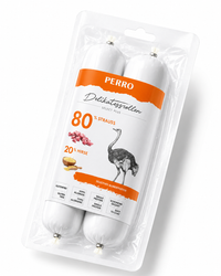 Delikatessrolle Strauß & Hirse 2 x 400 g