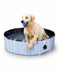 CoolPets Splash Dog Pool – faltbarer Hundepool mit Anti-Rutsch-Boden