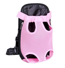 Breathable Front/Shoulder Pet Carrier with Legs-Out Design (S–XL)