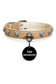 Elegant Collar with Rose Rivets