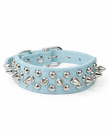 Stylisches PU-Hundehalsband mit Nieten