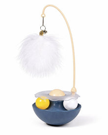 Stand-Up Cat Toy with Mint Ball & Bell