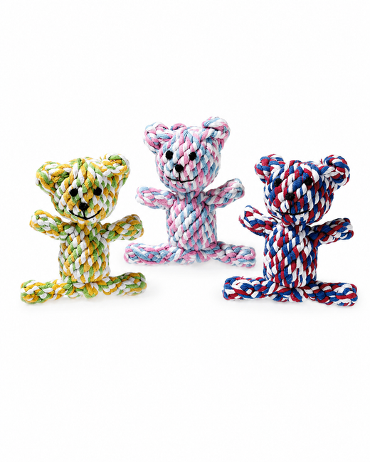 Baumwoll Puppy Bärchen als Kauspielzeug für Welpen