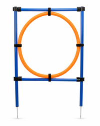 Agility-Ring für Hunde - höhenverstellbares Sprungtraining