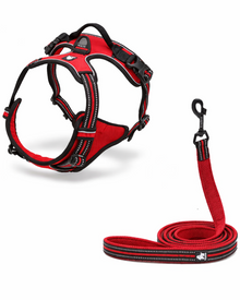 Reflektierendes Hundebrustgeschirr mit Leine – bequemes & verstellbares Set