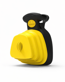 Foldable Pooper Scooper with Bag Dispenser for On-the-Go