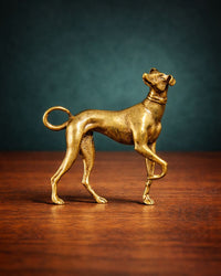 Zodiac Dog Trinket aus massivem Messing