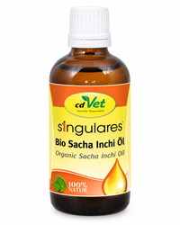 Singulares Bio-Sacha Inchi Öl 50 ml – pflanzliches Omega-Öl für Hunde & Katzen