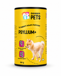 Dog Psyllium+ für Hunde – Flohsamenschalen-Pulver für Darmfunktion & Stuhlbalance