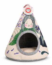 Takara Tipi - Stilvoller Rückzugsort für Katzen mit Kissen