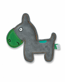 Tiny Doodles – langlebiger Esel aus Rindsleder mit lautarmem Quietscher 🫏🐾