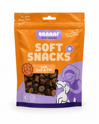 Soft Snack Sushi mit Huhn oder Ente & Fisch - getreidefrei 85 g