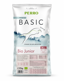 Bio-Futter Junior mit Geflügel & Gemüse -  weizenfrei