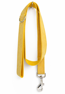 Hundehalsband-Set in Gelb mit Leine & Fliege – stilvolles Halsband für elegante Spaziergänge