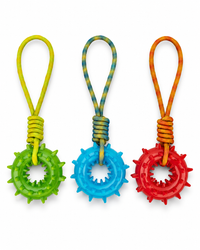 Play-N-Tug Ring with  Handle - Mit Ring und Griffseil