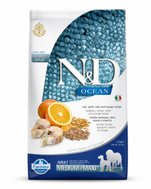 Ocean - Adult Medium & Maxi - Kabeljau, Dinkel, Hafer & Orange