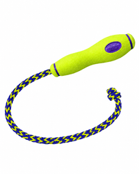 KONG AirDog Squeaker Fetch Stick M – Wurf- & Apportierspielzeug mit Seil