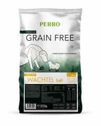 Getreidefreies Mini-Soft-Futter mit Wachtel für kleine Hunde