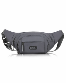 Men's Multifunctional Belt Bag - Water-Resistant Nylon Crossbody Bag