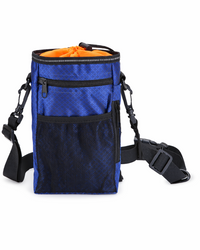 Snack-Safari Premium Training Treat Pouch - Elegant Treat Bag with Shoulder Strap, Clicker & Foldable Bowl