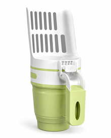 2-in-1 Cat Litter Scoop with Integrated Waste Bin