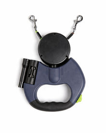 Dog Leash with LED & Poop Bag Compartment
