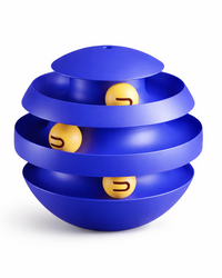 Interactive Cat Toy Ball with 3 Tiers & Ball Track