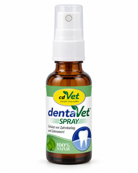 dentaVet Spray 20 ml – natürliche Zahn- & Maulpflege für Hunde und Katzen