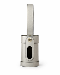 Poop Bag Dispenser from PU & Metal for Stylish Dog Walks