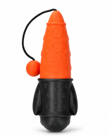 Dog Comets - Bobber Rocket – schwimmfähiges Apportierspielzeug mit Seil, 23,5 cm 🐾