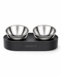 Adjustable Stainless Steel Double Bowl for Dogs & Cats – Non-Slip