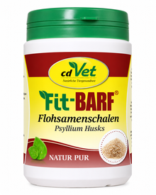 cdVet Fit-BARF Flohsamenschalen – naturreine Ballaststoffe für Hunde & Katzen