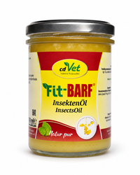 cdVet Fit-BARF InsektenÖl – alternative Fettquelle für sensible Hunde