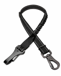 2-in-1 Car Seat Belt for Dogs – Elastic, Reflective & Adjustable