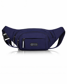 Men's Multifunctional Belt Bag - Water-Resistant Nylon Crossbody Bag