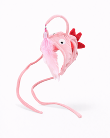 Kopf-Teaser-Hut mit Feder