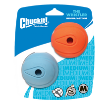 Chuckit! The Whistler – pfeifender Hundeball im 2er-Pack