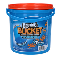 Chuckit! Bucket – Ball-Eimer mit 8 Medium-Bällen