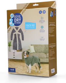 Royal Dry Bademantel - Saugfähiger Mikrofaser-Hundebademantel