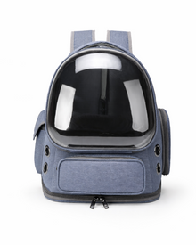 Space-Kapsel Katzenrucksack mit transparentem Sichtfenster