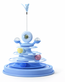 4-Level Cat Toy Tower "Galaxy Spinner"