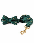 Fliegenhalsband mit Leine