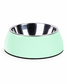 Classic stainless steel bowl with melamine casing