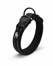 Reflektierendes Komfort-Hundehalsband mit Soft-Mesh & Anti-Würge-Design