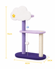 Large Cat Scratching Post with Jumping Platforms & Play Fun