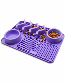 Silicone Lick Mat for Dogs – Slow Feeder & Food Mat