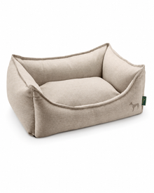 Klassisch-elegantes Hundebett mit weicher, bauschiger Polsterun